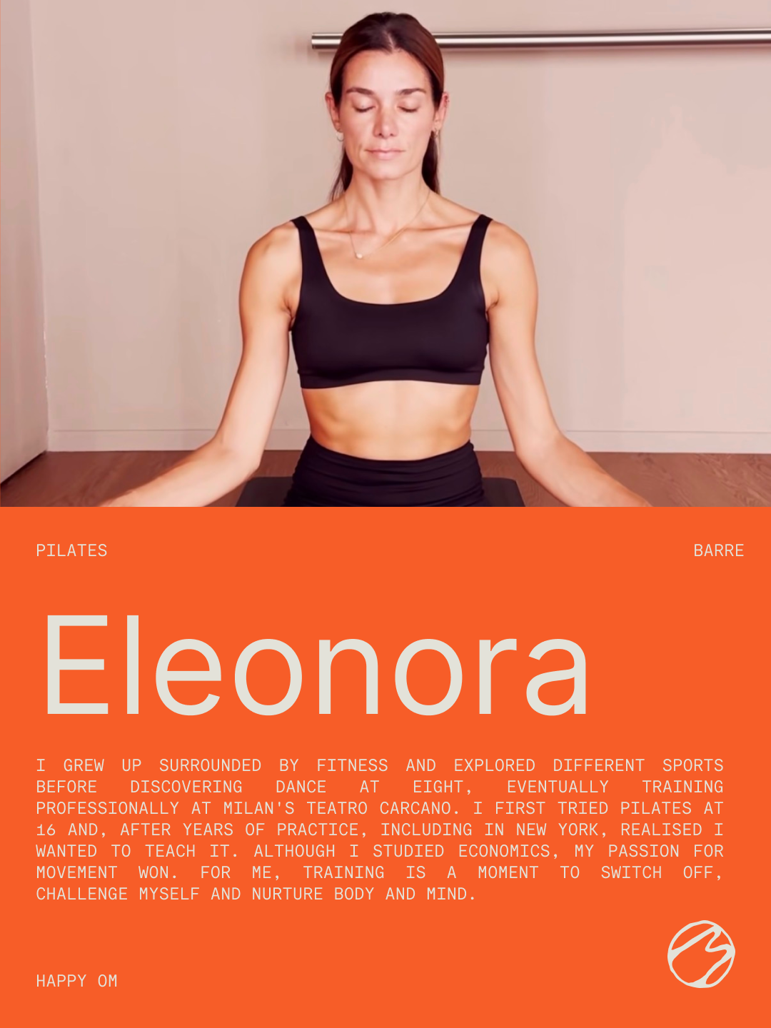 Eleonora — Happy Om teacher portrait and biography